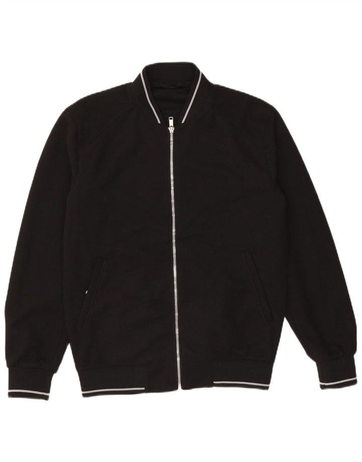 Zara Træningsdragt til mænd Topjakke Medium Sort Polyester