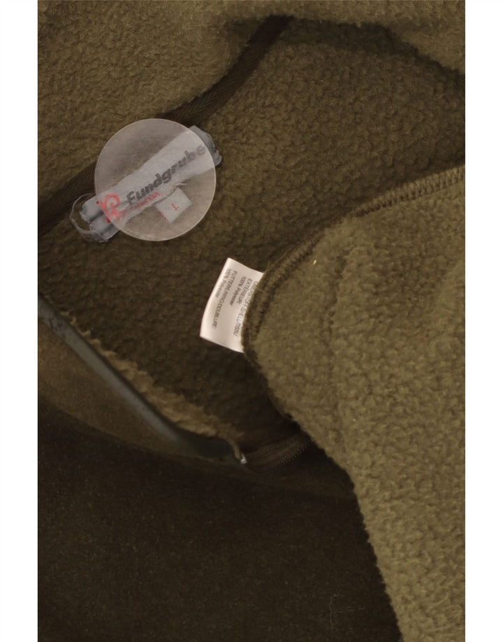 Vintage træningsdragt til mænd Topjakke Stor Khaki Polyester