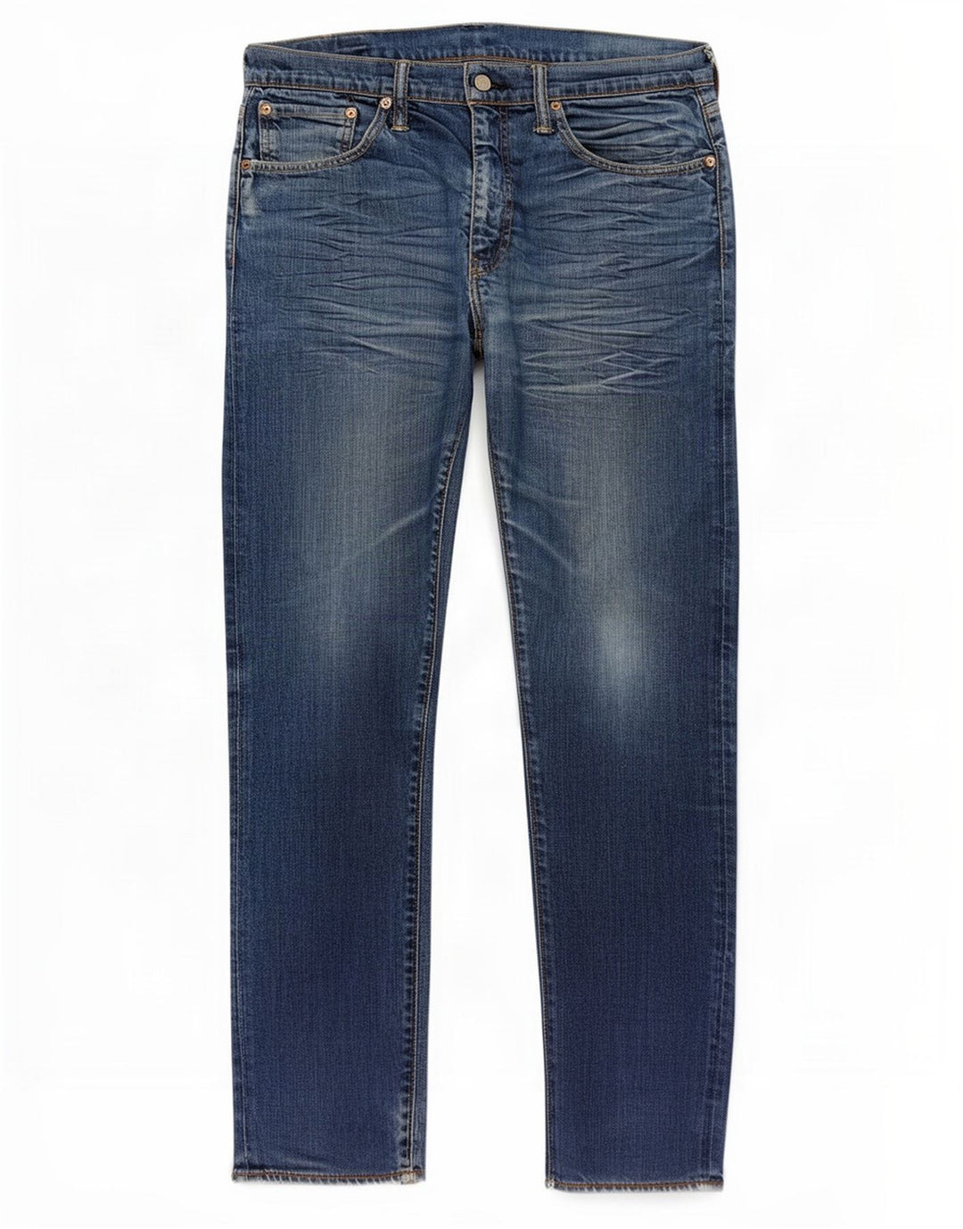 Levi's Herre 508 Straight Jeans W34 L30 Blå Bomuld