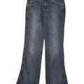 Wrangler Dame Eve Bootcut Jeans W28 L32 Blå Bomuld