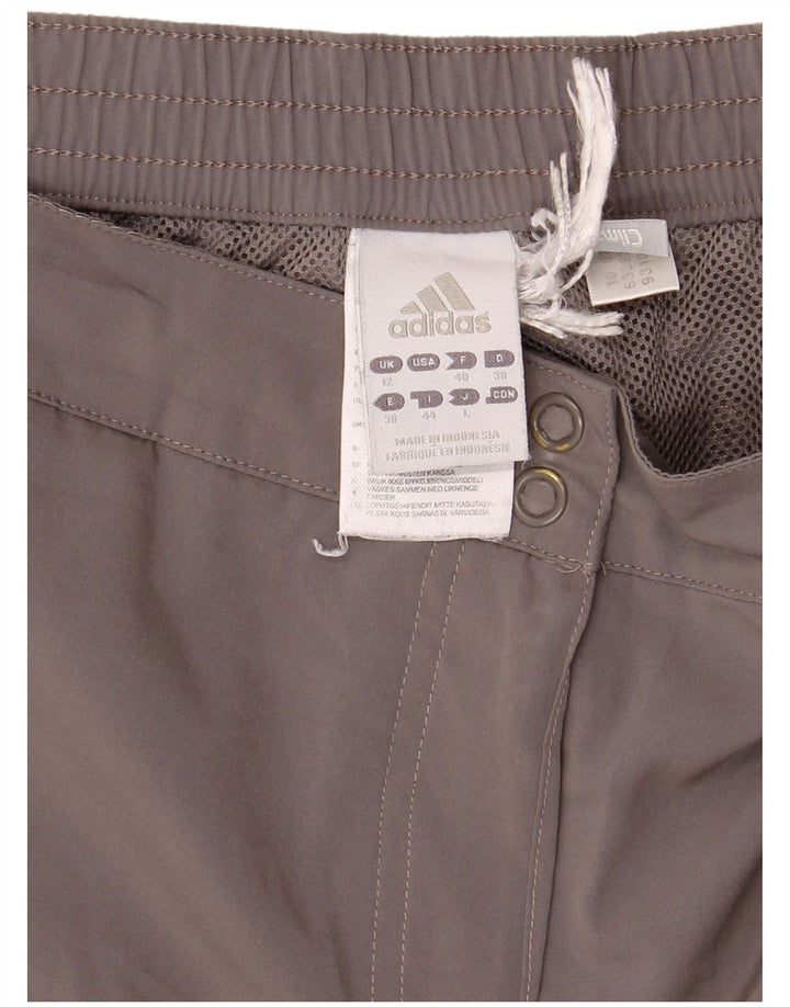Adidas Dame Climalite Bermuda Sport Shorts UK 12 Medium Grå