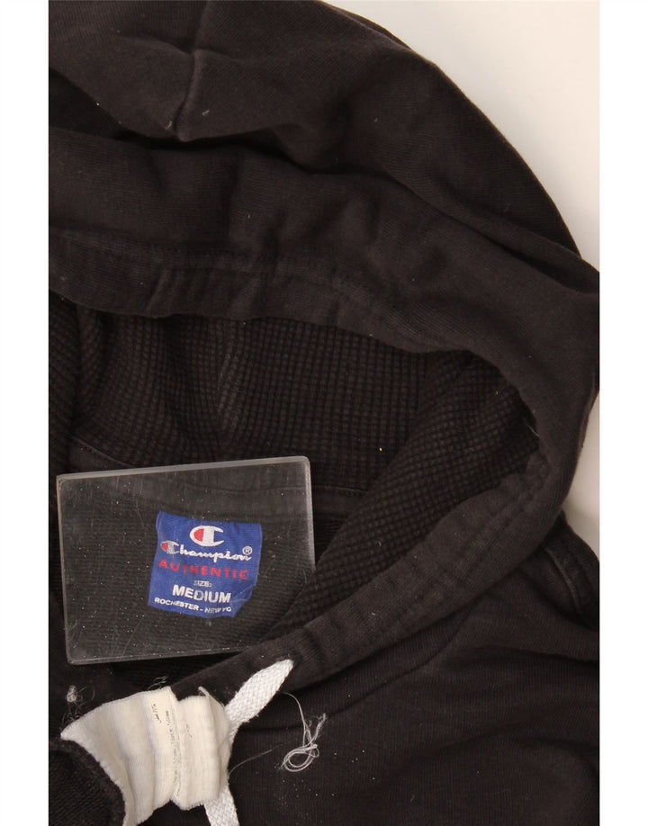 Champion Herre grafisk hættetrøje Jumper Medium Sort bomuld