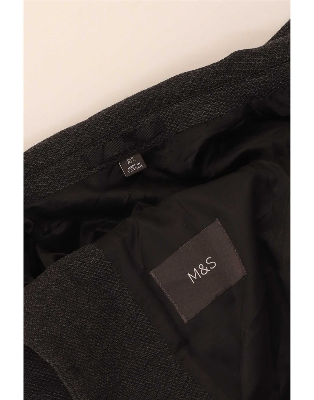 Marks & Spencer Herre 2-knaps blazerjakke UK 42 Large Grå