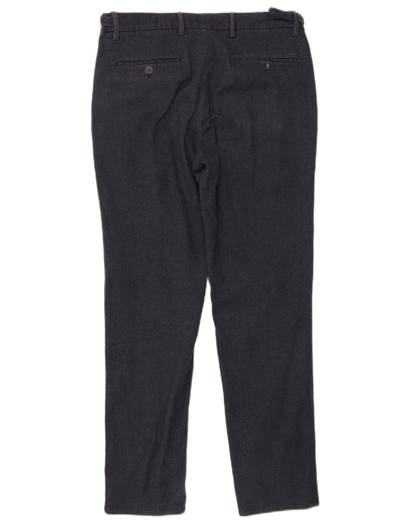 Massimo Dutti Herre Chinobukser EU 42 Large W32 L30 Marineblå sildeben