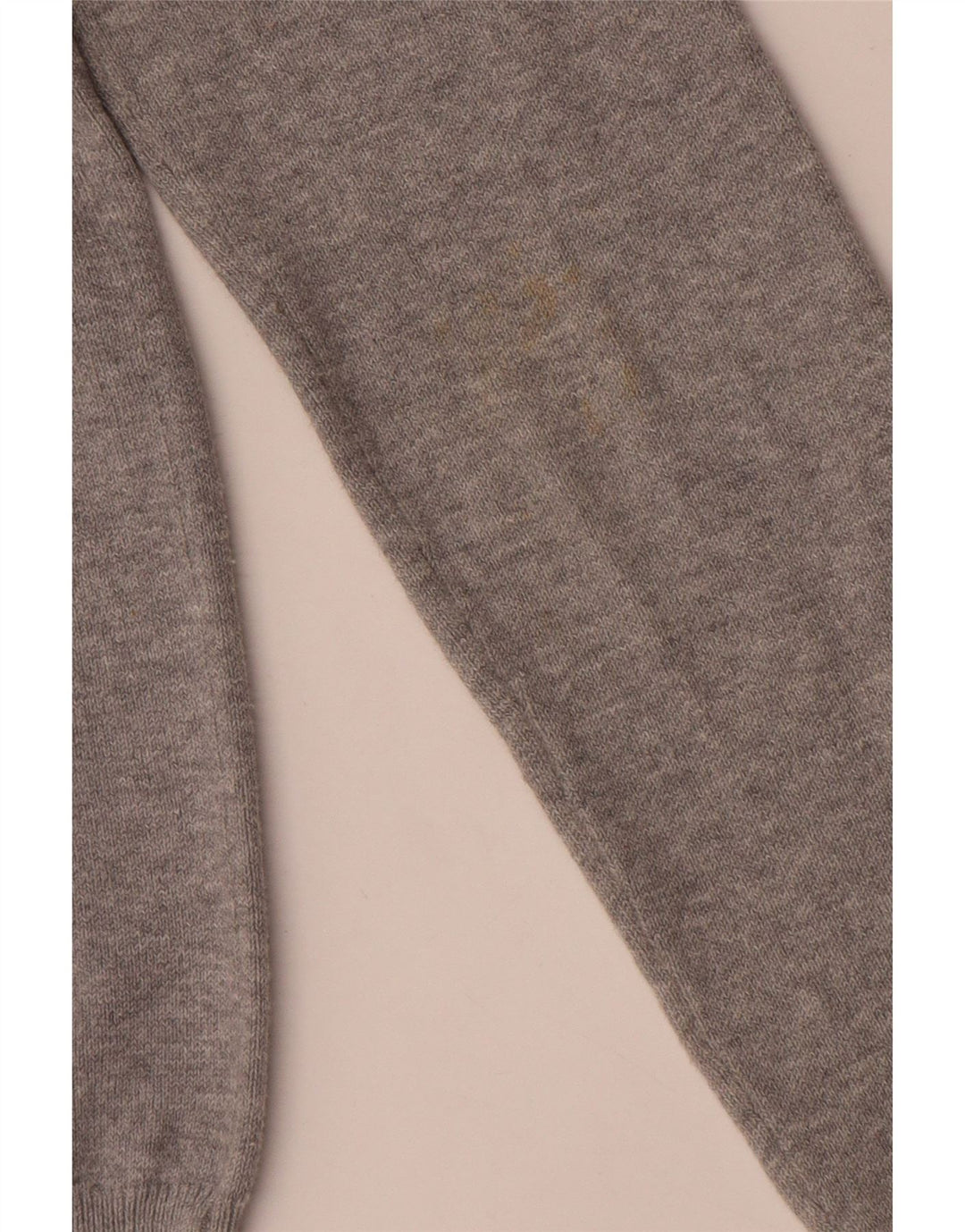 Zara Dame Cardigan Sweater UK 10 Lille Grå Bomuld