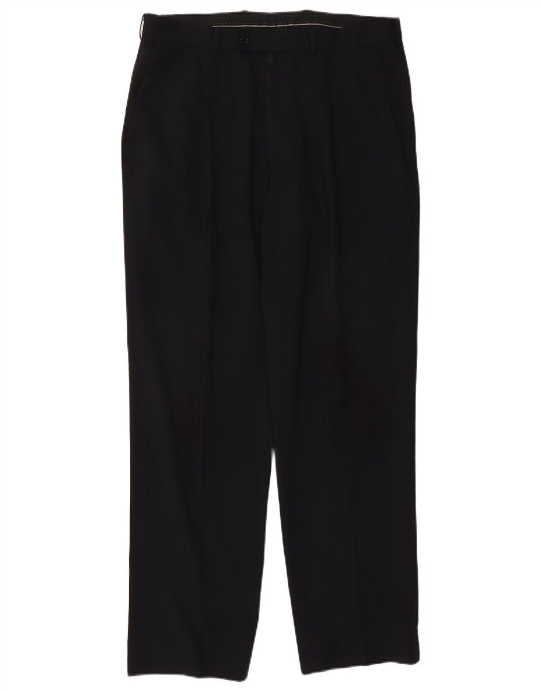Marks & Spencer Herre Pegged Suit Bukser W34 L31 Marineblå Polyester