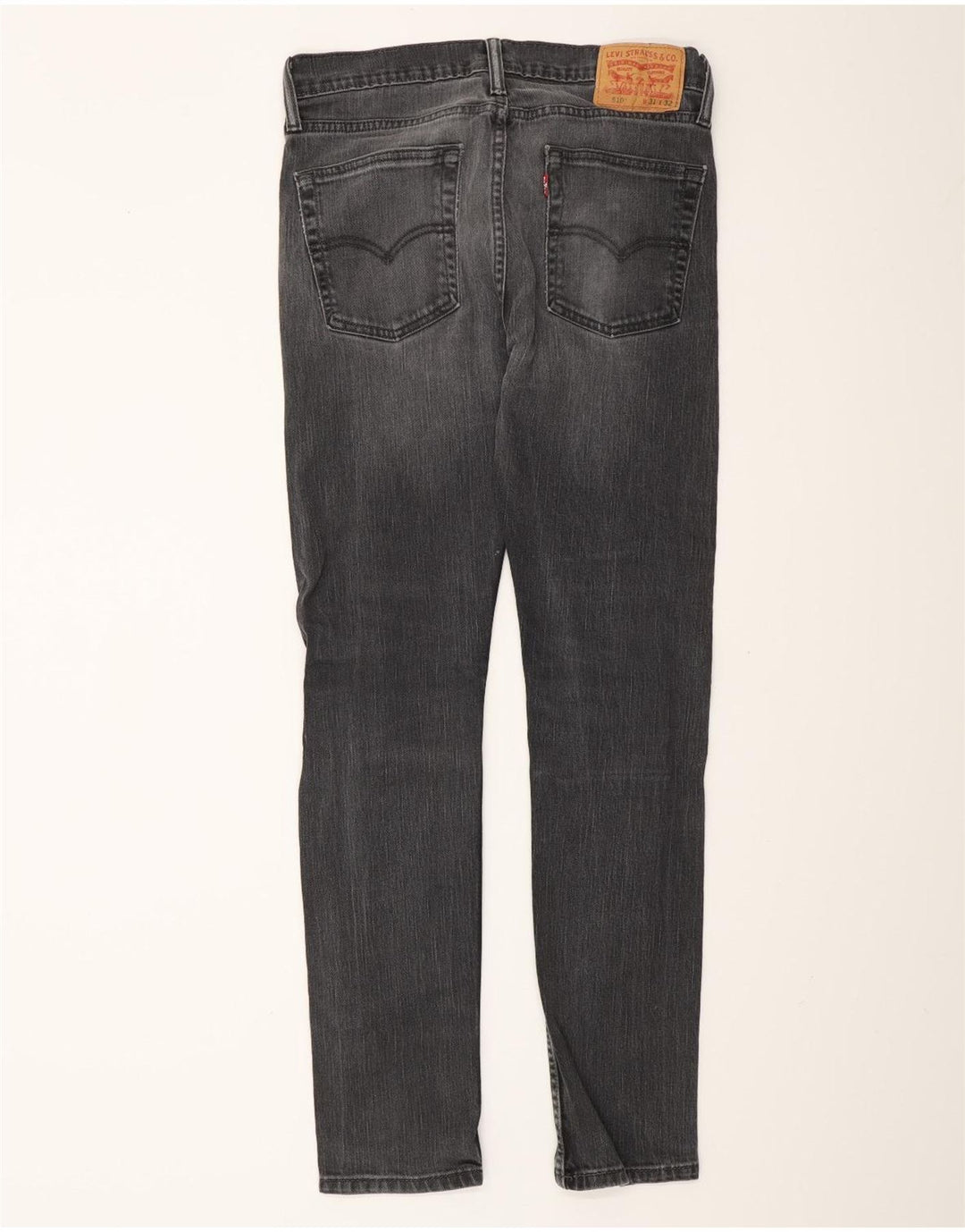 LEVI'S Herre 510 Skinny Jeans W31 L32 Grå Bomuld