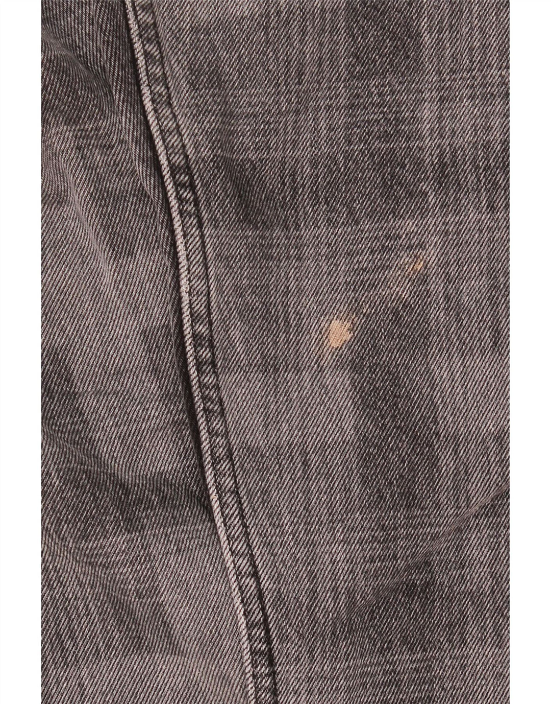 Zara Straight Jeans til kvinder EU 42 Large W32 L30 Grå ternet bomuld