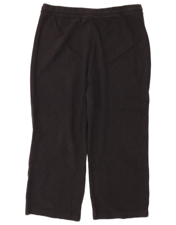 Tommy Bahama Womens Crop træningsdragt Bukser UK 18 XL Sort bomuld