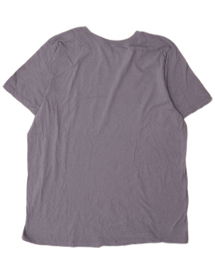 Nike grafisk T-shirt top til mænd XL marineblå bomuld