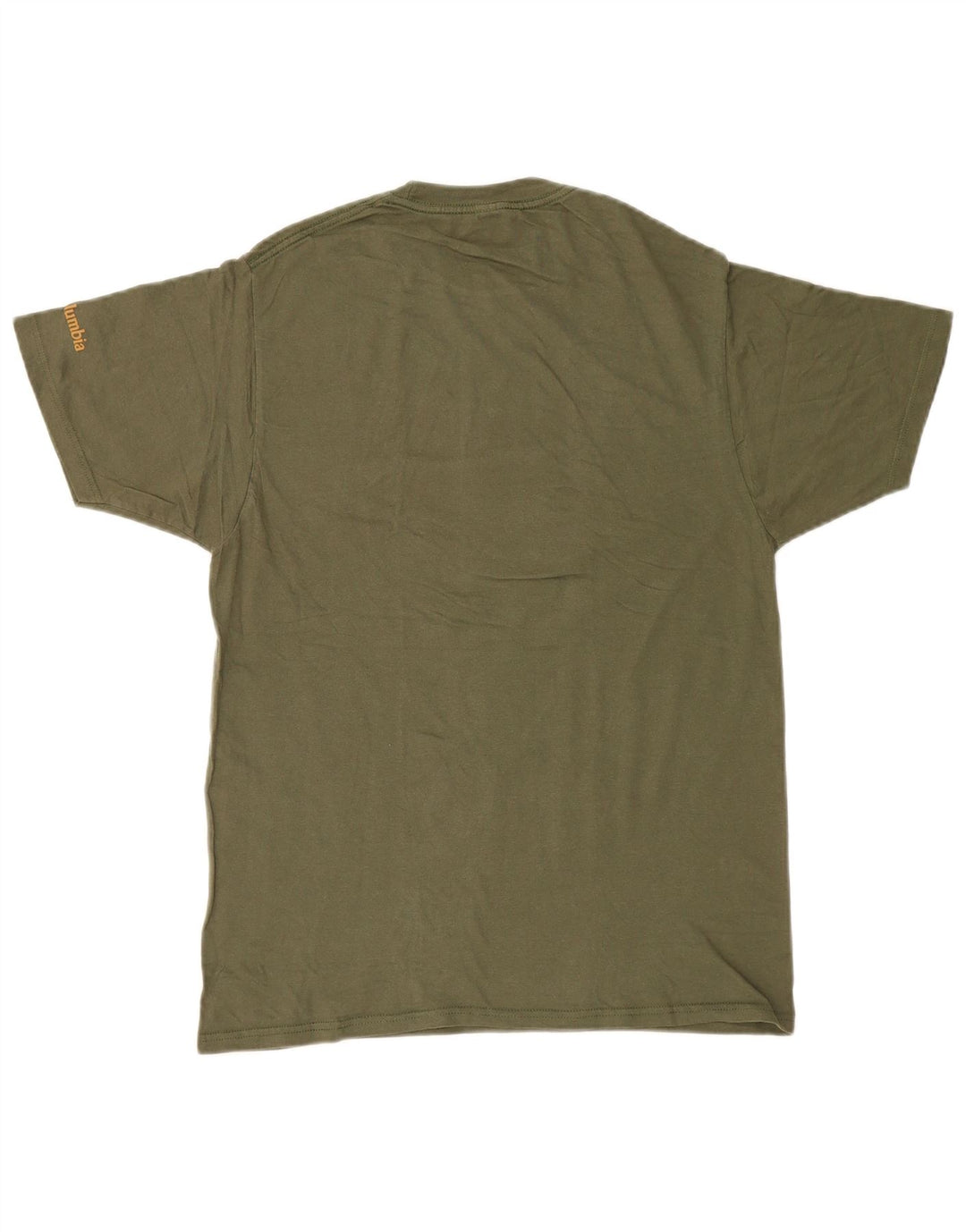 Columbia Herre grafisk T-shirt top mellemgrøn bomuld
