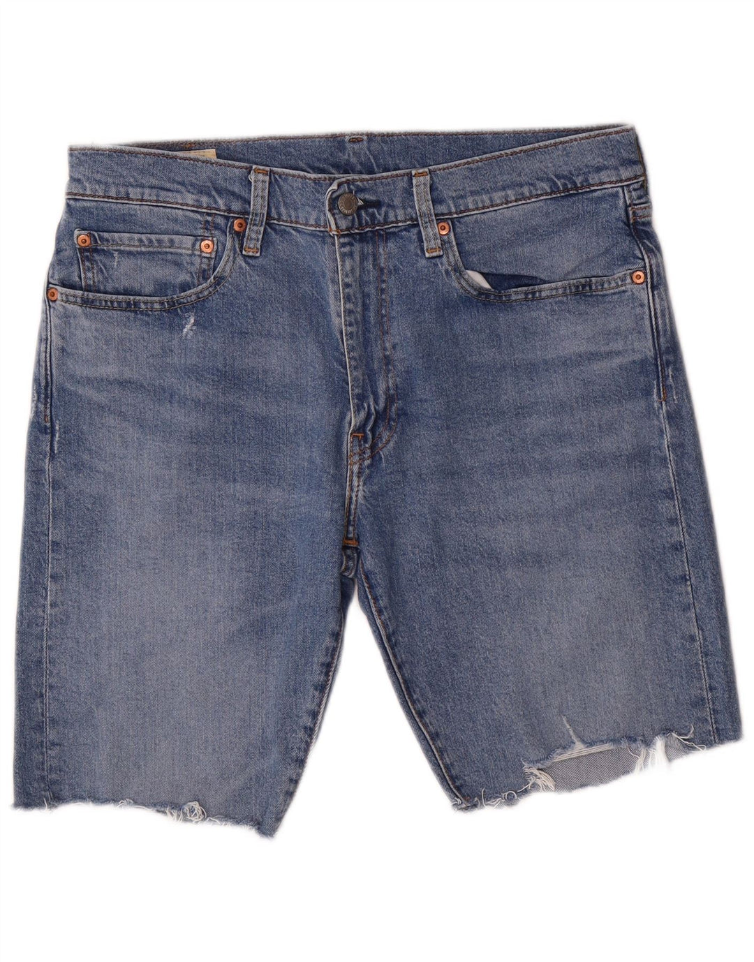 Levi's Herre 512 denimshorts W34 Large Blue Cotton