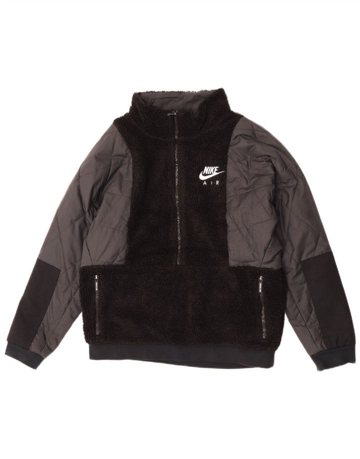 Nike Boys Pullover Fleecejakke 13-14 år XL Sort Polyester