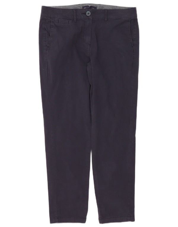 Marks & Spencer Petite Chino Bukser til kvinder UK 10 Small W30 L27 Marineblå