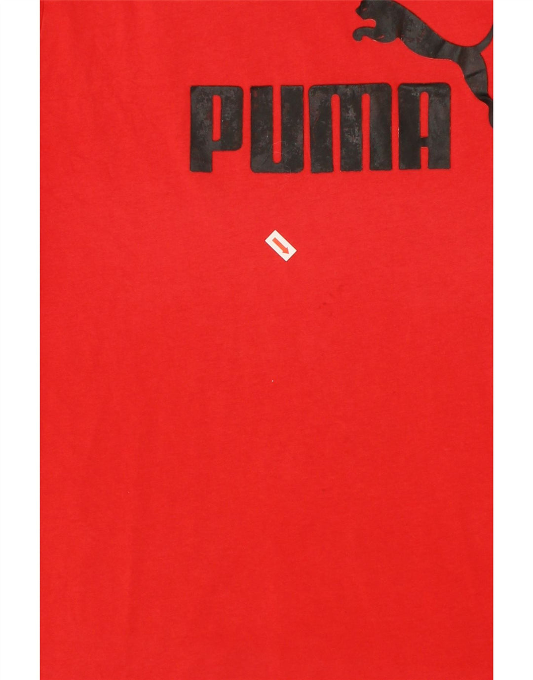 PUMA Mens Graphic T-Shirt Top Medium Red Cotton Vintage Puma and Second-Hand Puma from Messina Hembry 