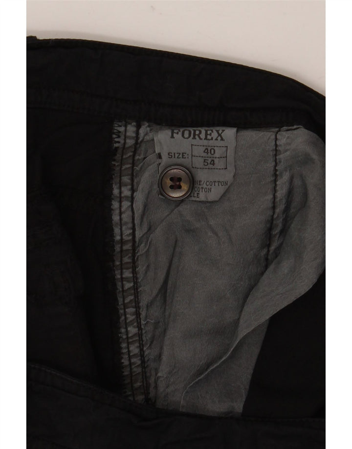 Forex Herre Cargo Shorts W40 XL Sort Bomuld