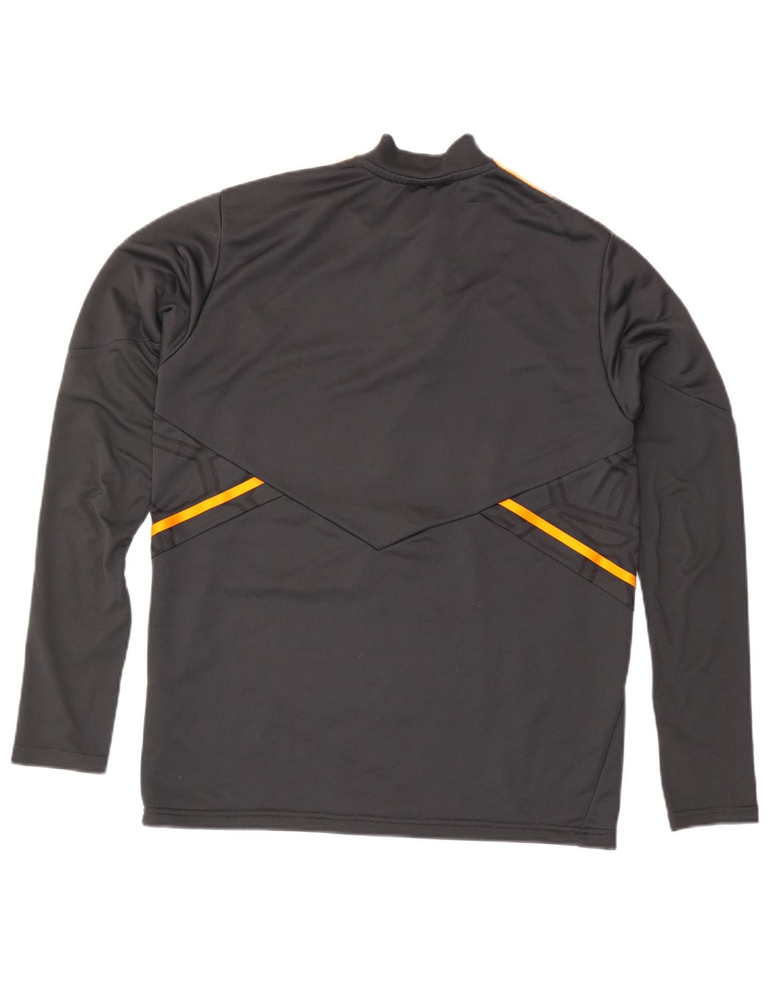 Adidas Herre Leeds United FC Grafisk Pullover Træningsdragt Top Stor Grå
