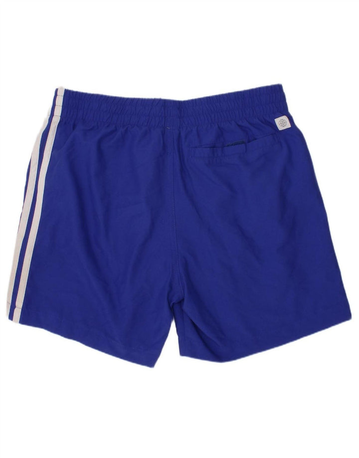 ADIDAS Boys Sport Shorts 15-16 Years  Blue Polyester