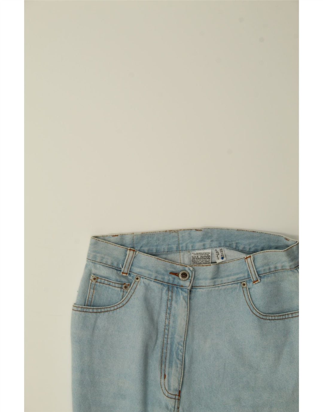 ARIZONA Womens Denim Shorts UK 12 Medium W28  Blue Cotton Vintage Arizona and Second-Hand Arizona from Messina Hembry 