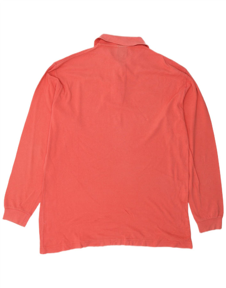 KAPPA Langærmet poloshirt til mænd XL Pink Bomuld