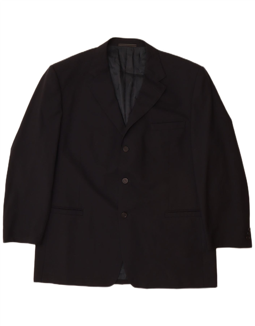 VERSACE Klassisk blazerjakke til mænd med 3 knapper UK 42 XL Marineblå