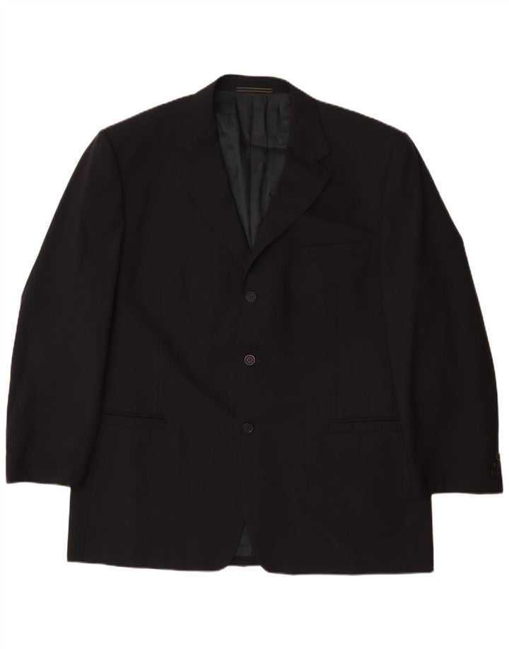 VERSACE Klassisk blazerjakke til mænd med 3 knapper UK 42 XL Marineblå