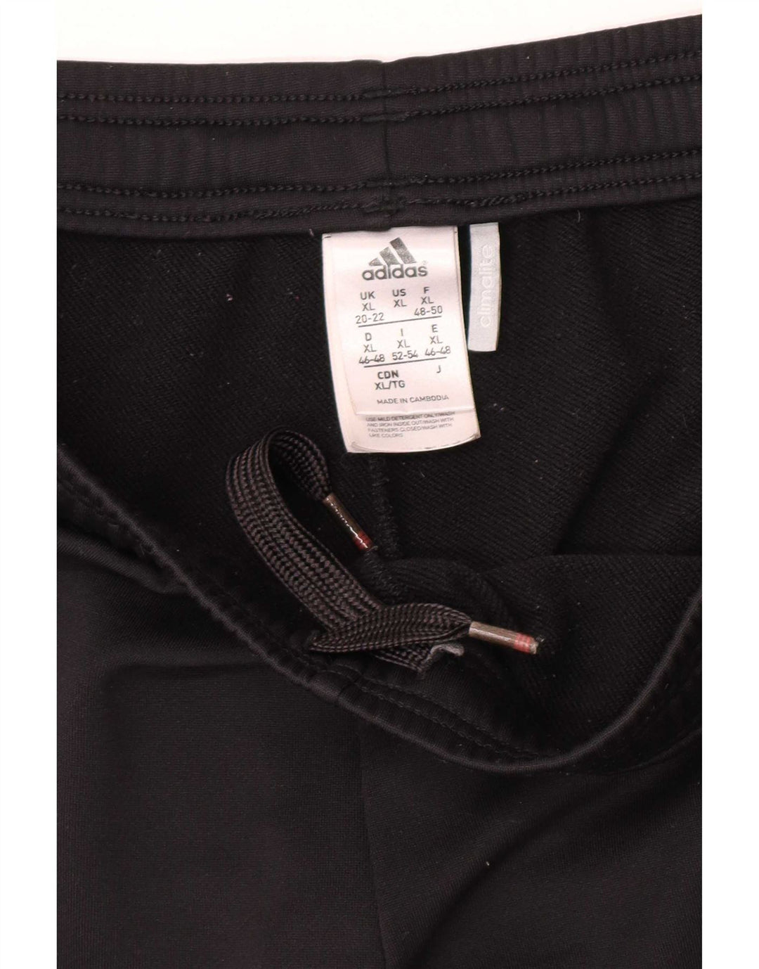 Adidas Træningsdragtsbukser til kvinder UK 20/22 XL Sort Polyester