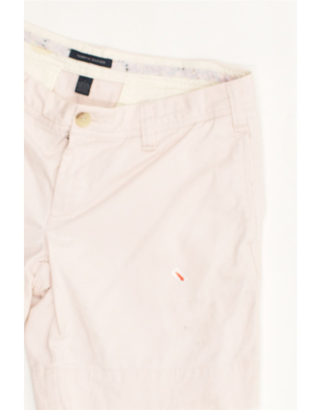 TOMMY HILFIGER Womens Chino Shorts US 6 Medium W30 Pink Cotton | Vintage Tommy Hilfiger | Thrift | Second-Hand Tommy Hilfiger | Used Clothing | Messina Hembry 