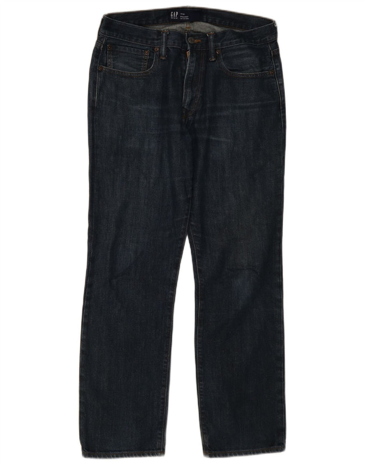 Gap Straight Jeans til mænd W31 L30 Marineblå Bomuld