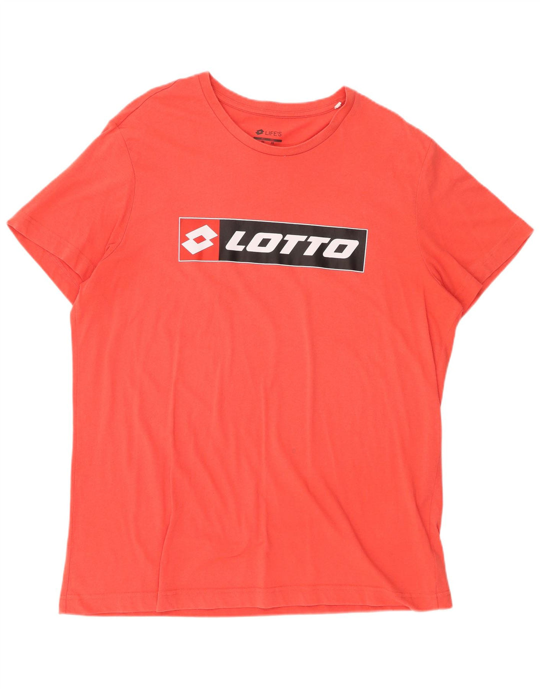LOTTO Herre Grafisk T-Shirt Top 2XL Rød