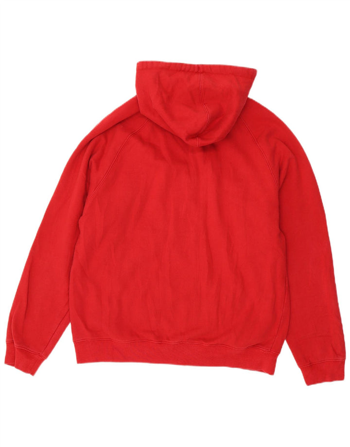 Fila Hættetrøje med lynlås til mænd Medium Rød Colourblock Bomuld