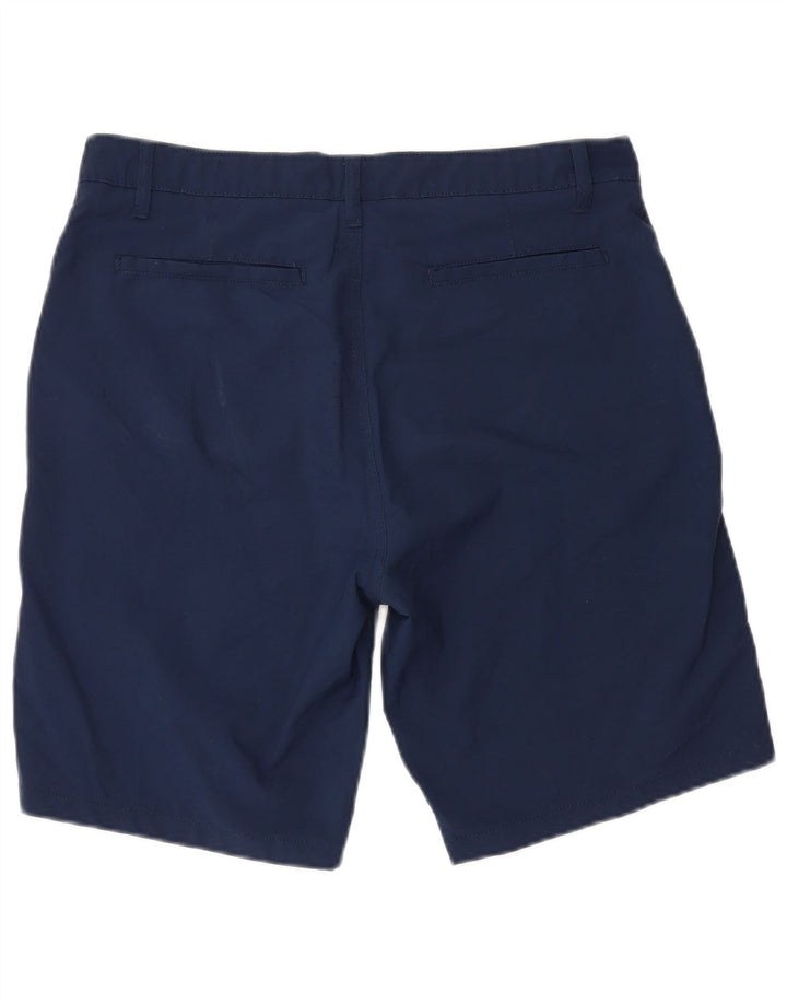 Hurley Herre Chino Shorts W34 Large Navy Blue Polyester