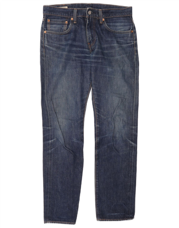 Levi's Herre 511 Slim Jeans W31 L32 Marineblå Bomuld