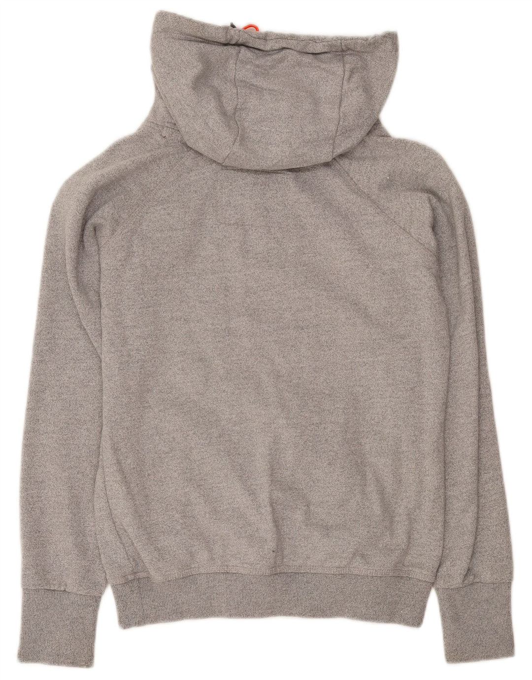 SUPERDRY hættetrøje til kvinder UK 14 Medium Grey Flecked Bomuld