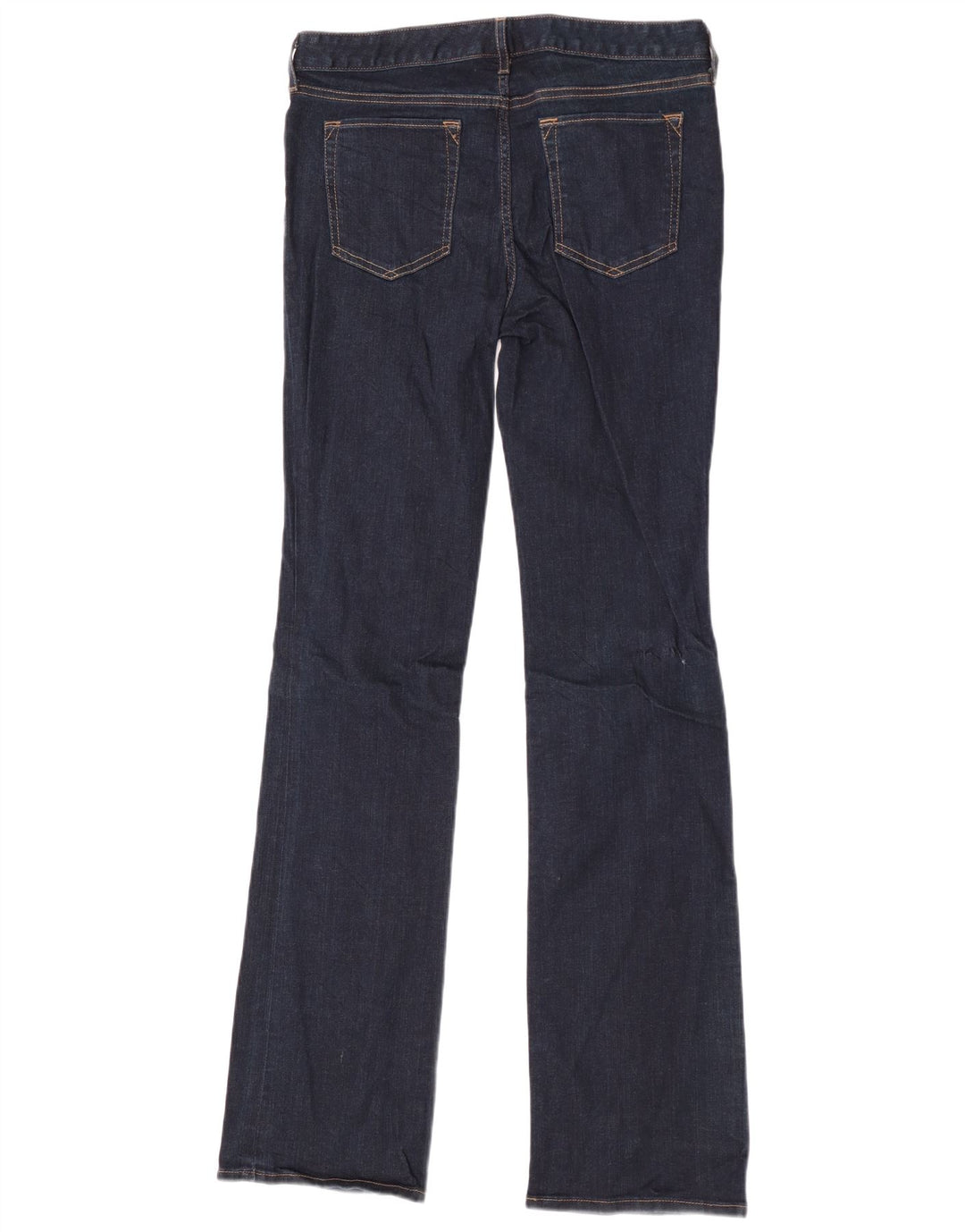 Eddie Bauer Dame Straight Bootcut Jeans US 10 Large W32 L36 Blue Cotton