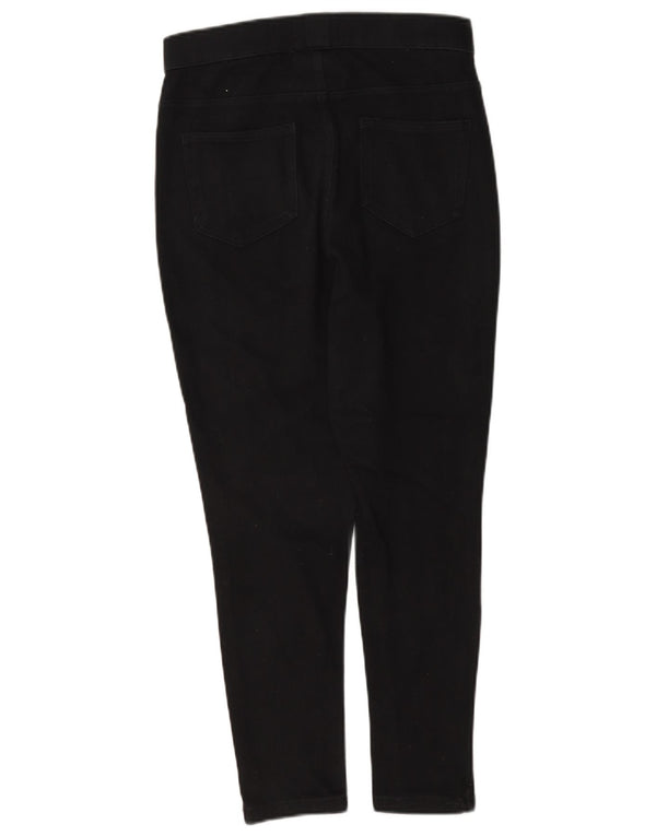 Marks & Spencer Womens Crop Jegging Jeans UK 10 Small W27 L24 Black Bomuld