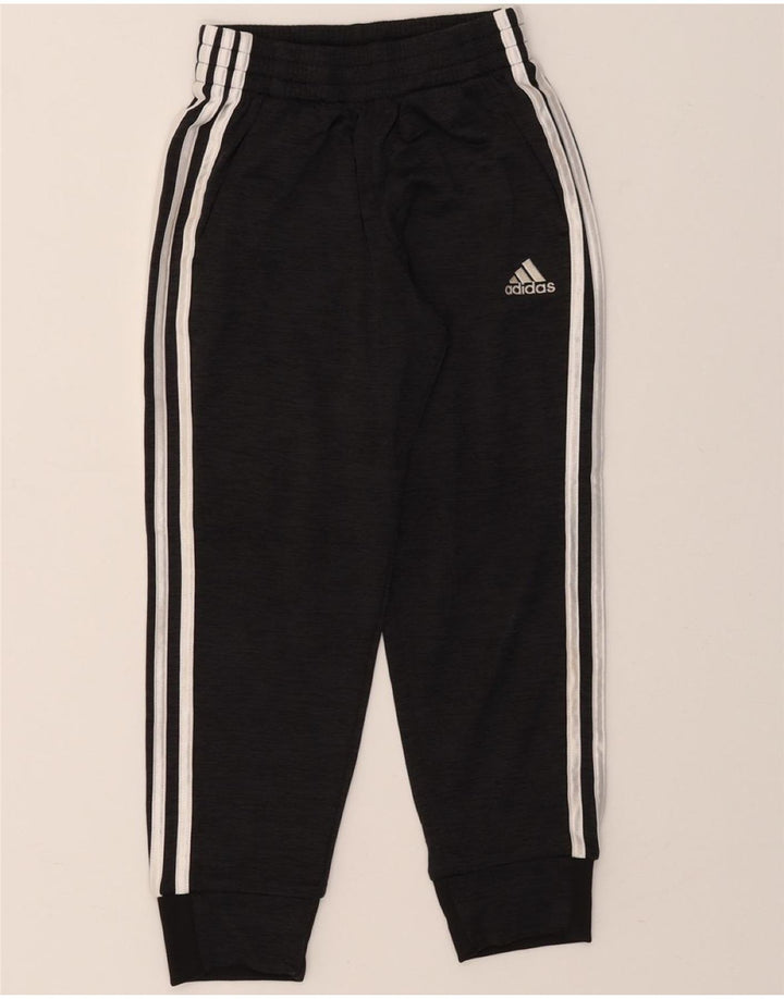 ADIDAS Boys Tracksuit Trousers Joggers 9-10 Years Small Grey Polyester Vintage Adidas and Second-Hand Adidas from Messina Hembry 
