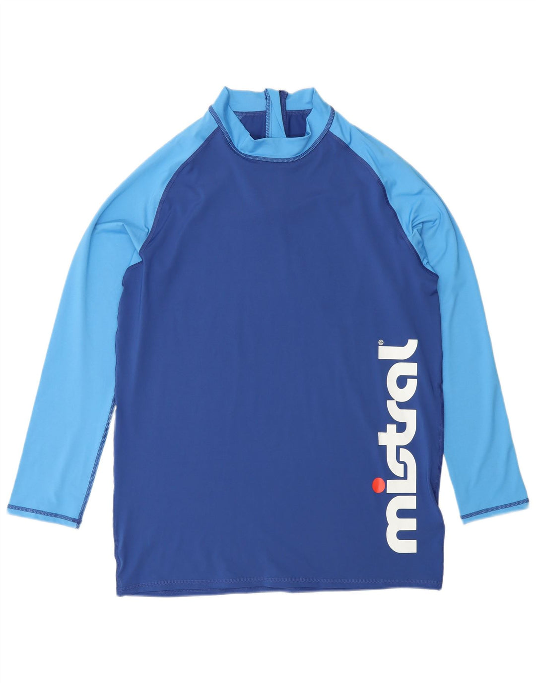 Mistral Herre Grafisk Top Langærmet XL Blå Colourblock Polyester