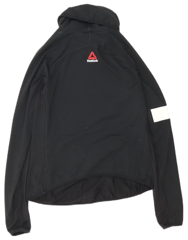 Reebok træningsdragt topjakke til kvinder UK 12/14 Medium Black Colourblock