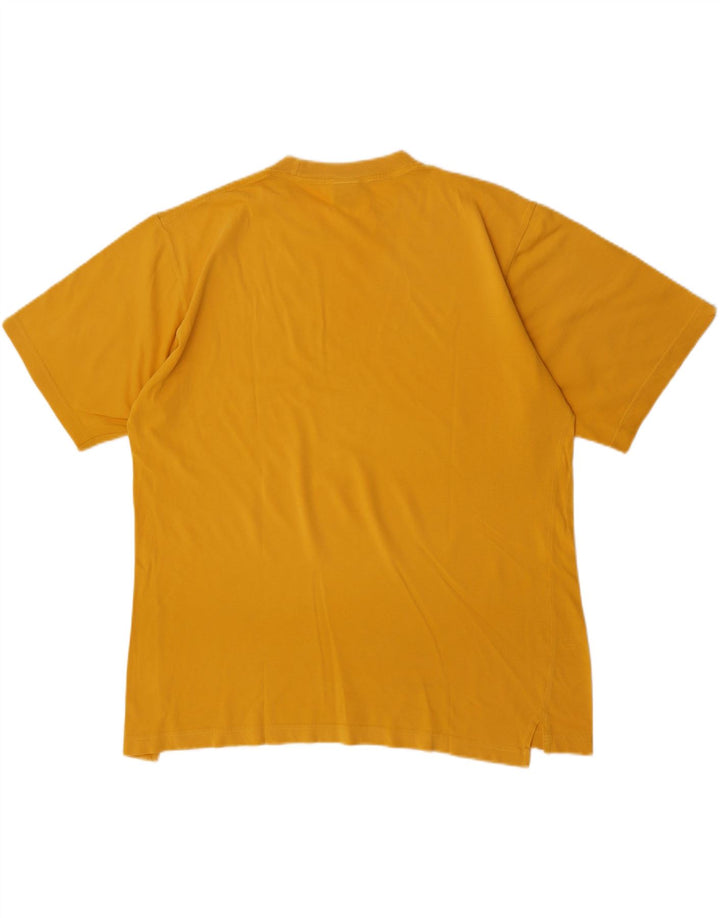 Asics Herre T-Shirt Top XL Gul Bomuld