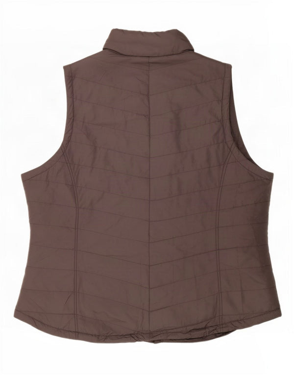 Marks & Spencer Womens Autograph Polstret Gilet UK 18 XL Grå Polyester
