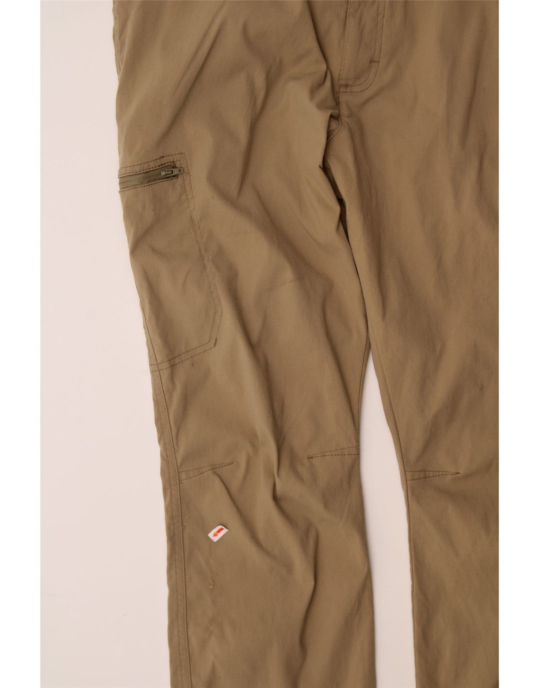 WRANGLER Womens Straight Cargo Trousers W36 L30 Beige Nylon Vintage Wrangler and Second-Hand Wrangler from Messina Hembry 