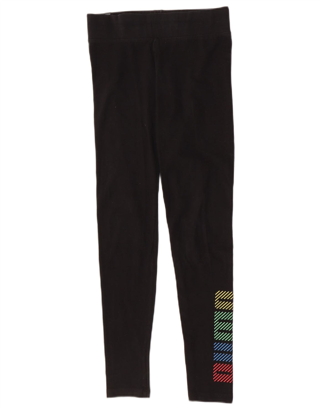 Puma Grafiske Leggings til kvinder UK 12 Medium Sort