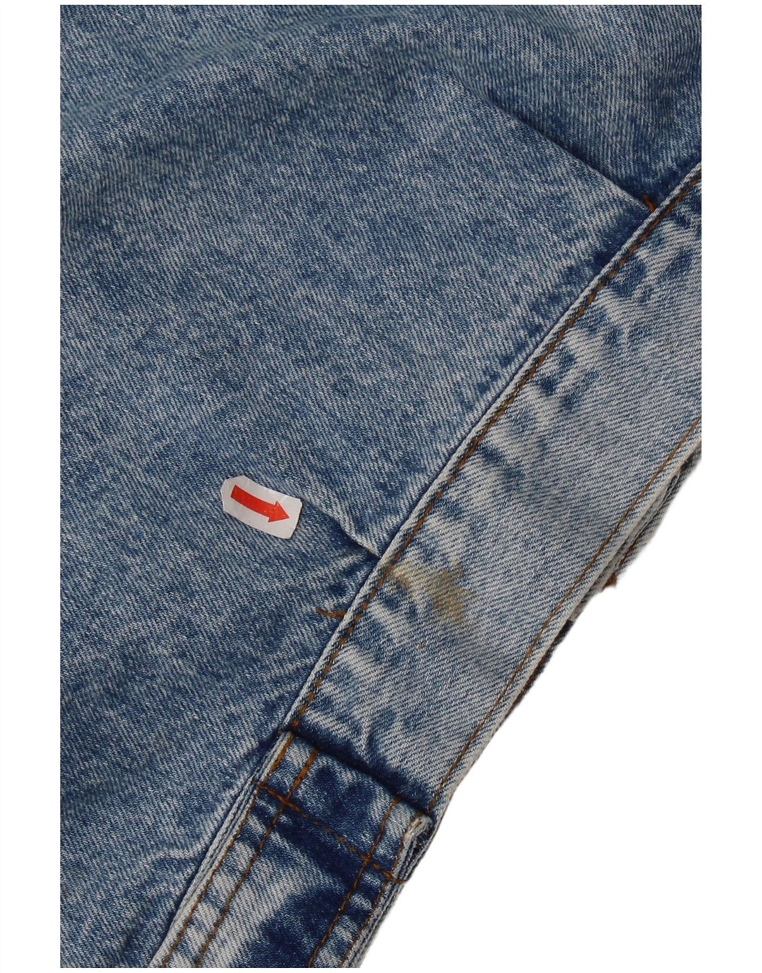 Vintage denimjakke til kvinder UK 12 Medium Blue Cotton