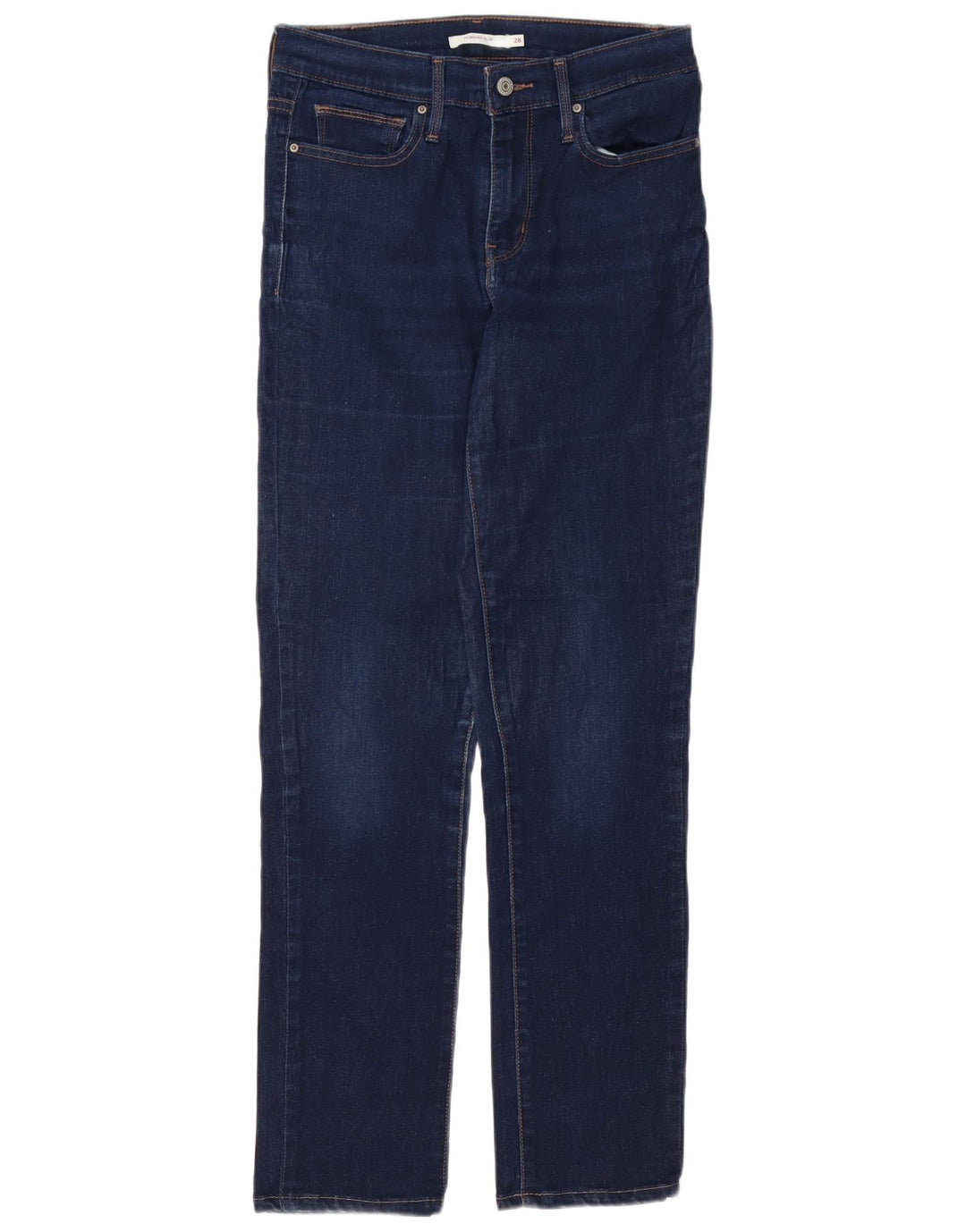 LEVI'S Kvinder Slankende Slim Jeans W28 L30 Blå Bomuld
