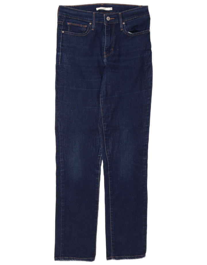 LEVI'S Kvinder Slankende Slim Jeans W28 L30 Blå Bomuld