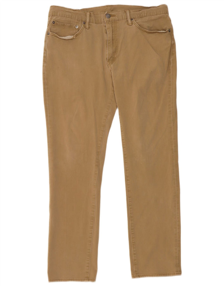 Levi's Slim Casual Bukser til mænd W36 L32 Beige Bomuld