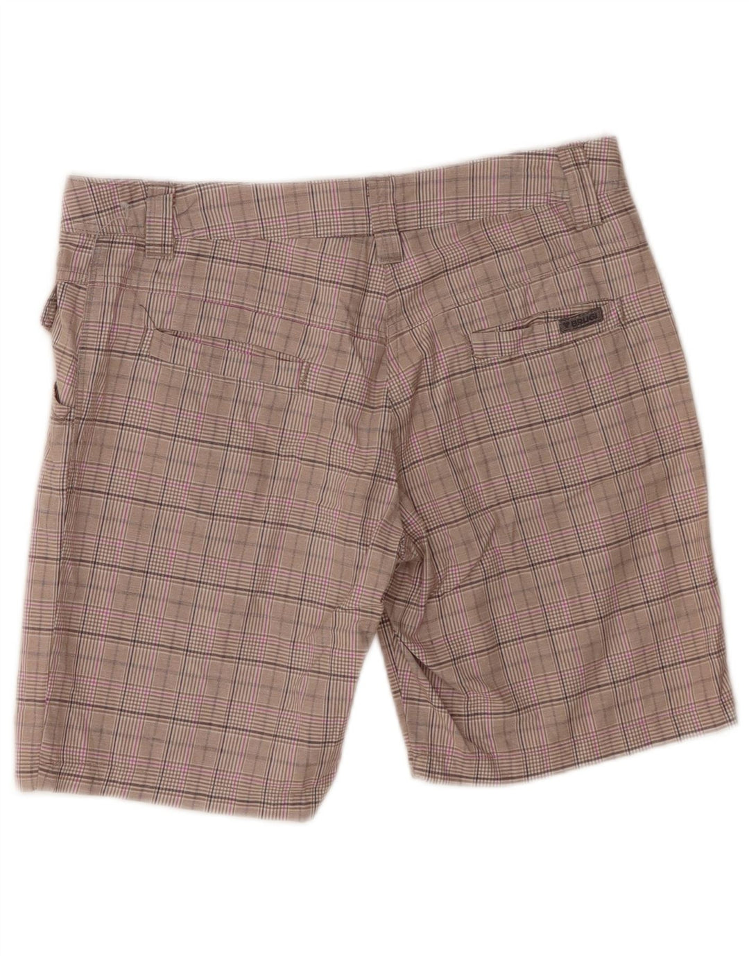 Brugi Casual Shorts til kvinder IT 42 Medium W30 Grå ternet