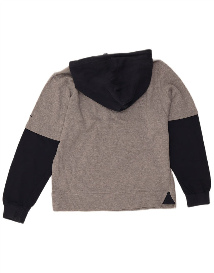 Champion Herre Alabama grafisk hættetrøje Jumper lille grå Colourblock Bomuld