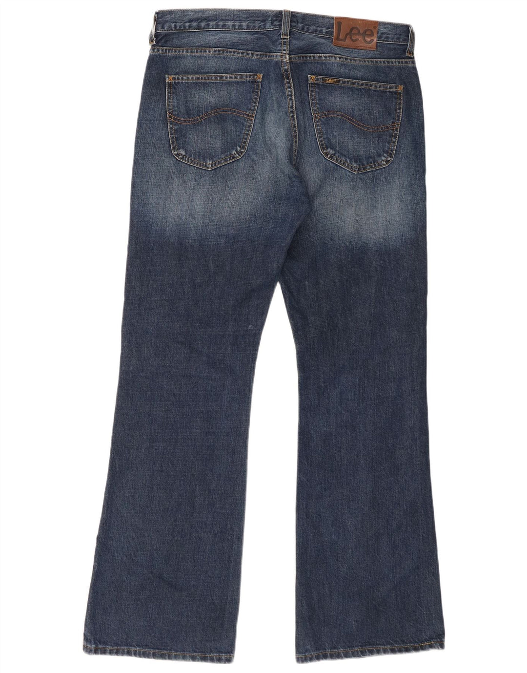 Lee Herre Denver Bootcut Jeans W36 L32 Marineblå Bomuld